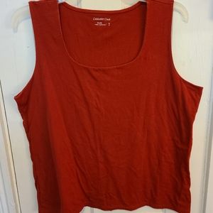 Coldwater Creek Red tank top (size 18)